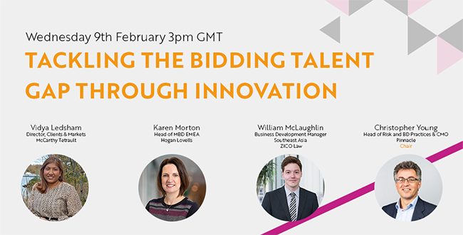 Tackling the bidding talent gap through innovation